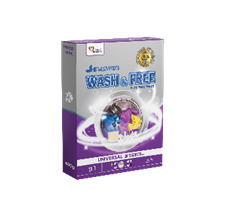 Порошок для прання універсальний жасмин та лаванда з марсельським милом "Wash&Free", 400г